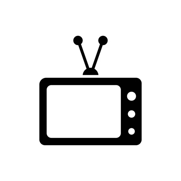 Ikon Ilustrasi Sederhana Dari Ikon Vektor Televisi Untuk Web - Stok Vektor