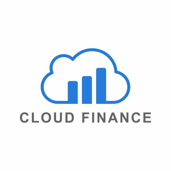 Cloud Computing Logo Design Vektor Vorlage — Stockvektor