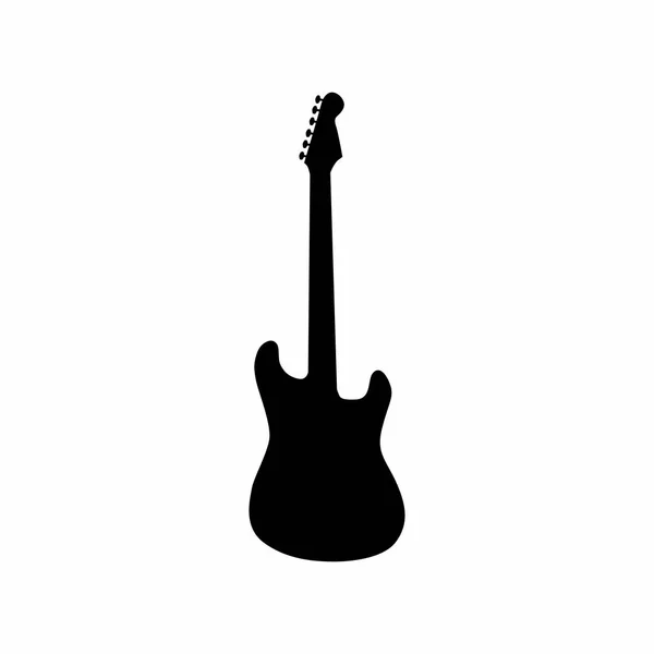 Icono Guitarra Vector Ilustración — Vector de stock