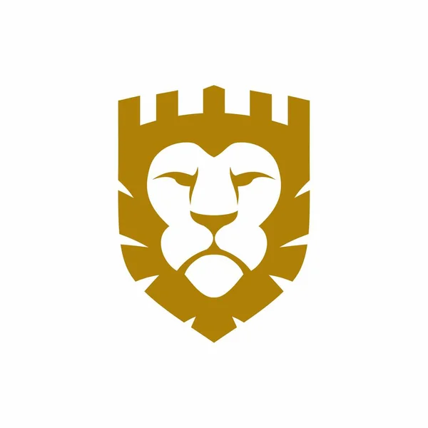 Modèle Vectoriel Conception Lion Logo — Image vectorielle