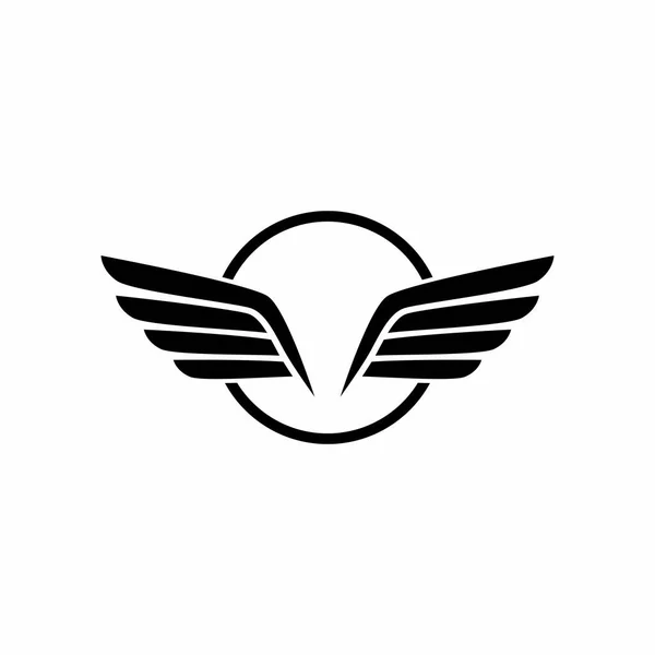 Icône Vectorielle Modèle Logo Aile Aigle — Image vectorielle