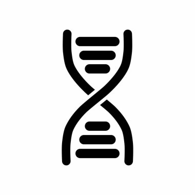 DNA vektörü ince çizgi simgesi 