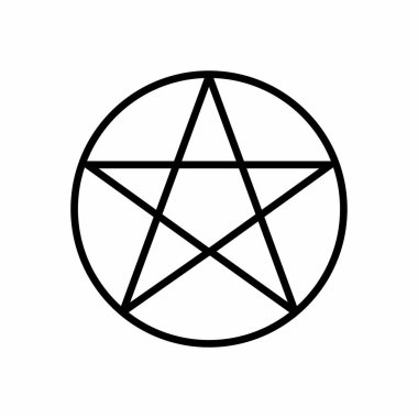 Pentagram simgesi, satır biçimi 