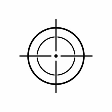 Amaç simge, vektör çizim 