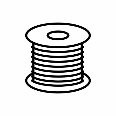 Kablo dış hat biçim ikon vektörü