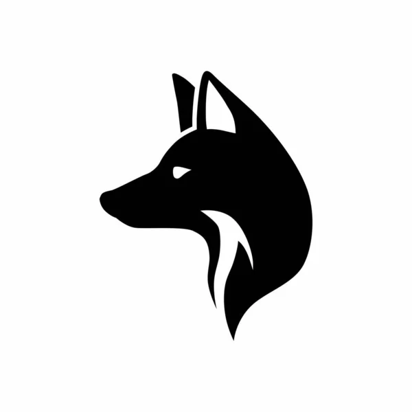 Fox Logo Vector Icono Plantilla — Archivo Imágenes Vectoriales