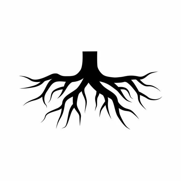 Roots Icon Vector Illustration —  Vetores de Stock
