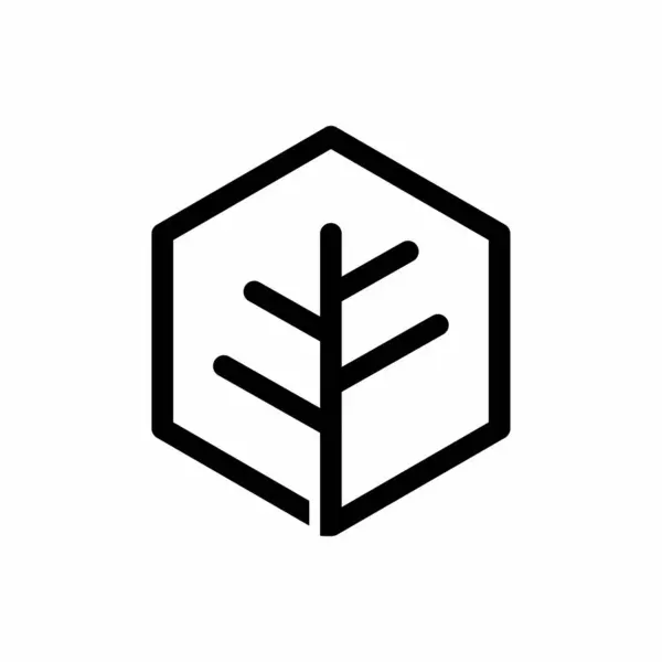 Vektorillustration Des Baum Symbols — Stockvektor