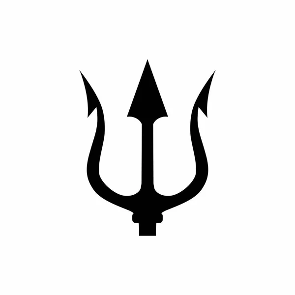 Templat Desain Logo Trisula - Stok Vektor