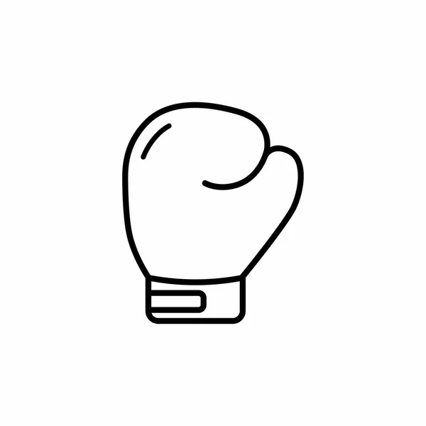 Boxing Glove Outline Style Vector Icon — Stock Vector