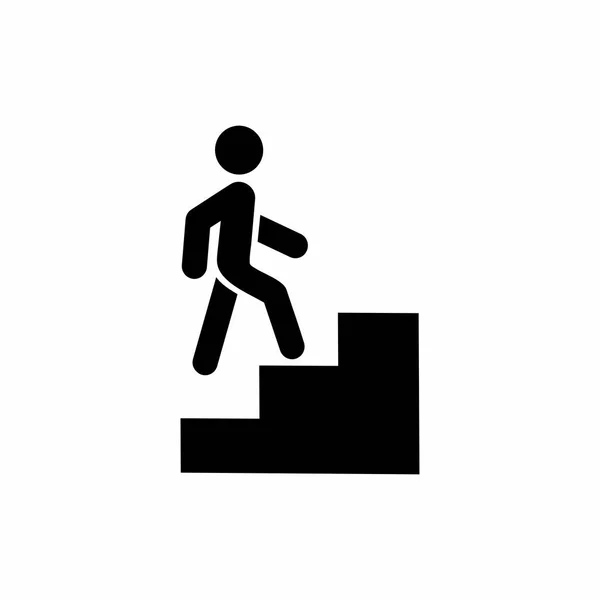 Stairs Icon Vector Illustration — Stock Vector