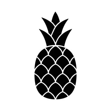 pineaple simgesi, vektör illüstrasyonu