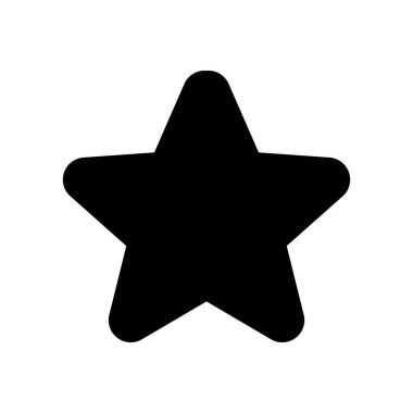 yıldız simgesi vektör illüstrasyonu