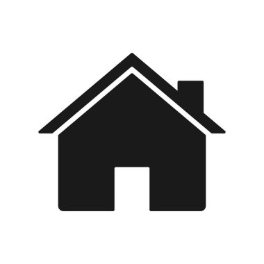 house icon, vector illustration clipart