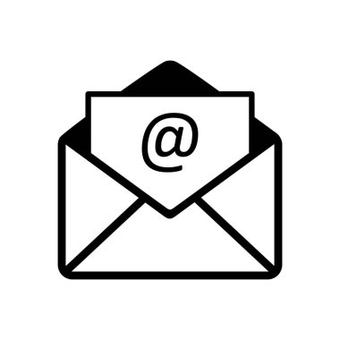 İleti vektör çizimi içeren posta zarfı iletisi