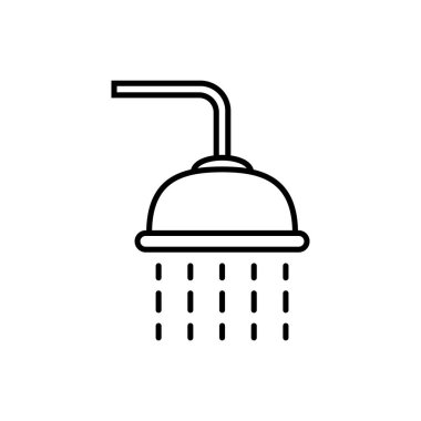 duş simgesi vektör illüstrasyon tasarımı