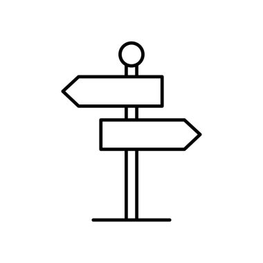 ok vektör illüstrasyon tasarımı ile yol işareti