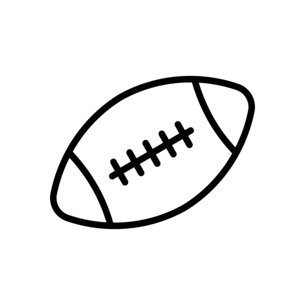 アメリカンフットボールのアイコンベクトルイラストデザイン — ストックベクタ