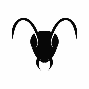 karınca başlı vektör logosu