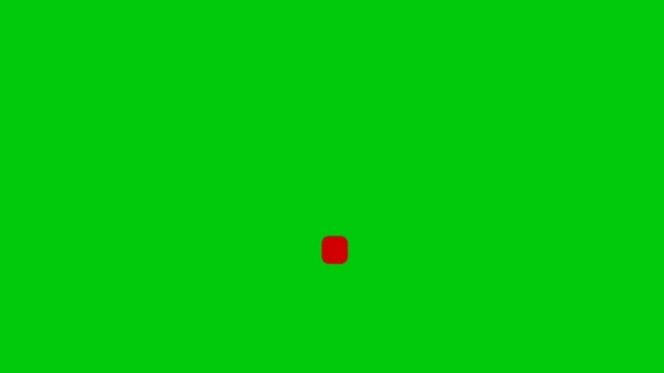 Ερώτηση Animation Σήμα Πράσινη Οθόνη — Αρχείο Βίντεο
