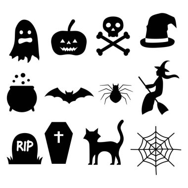 Cadılar Bayramı partisi kusursuz desenli kartpostal vektörü