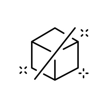 Şeker çizgisi simgesini aştım. Tatlılık, şekersiz şeker küpleri, kahve, çay, tencere, fincan, şeker, şeker kasesi, un. Tatlı konsepti. Beyaz arkaplanda vektör siyah çizgi simgesi