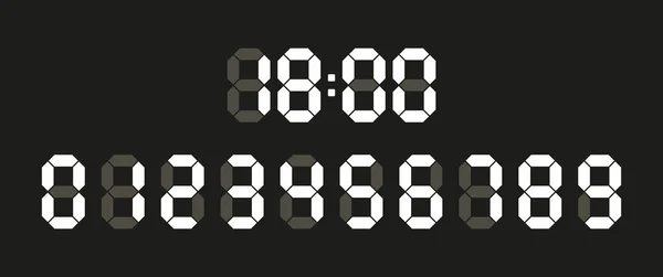 测量或跟踪特定时间长度的计时器 计时器 倒计时 持续时间 — 图库矢量图片