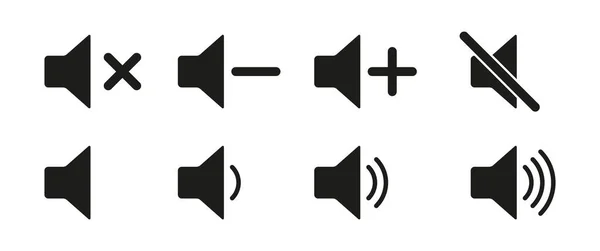 Geluidsinstellingen Voor Het Aanpassen Configureren Van Audio Voorkeuren Opties Geluidsinstellingen — Stockvector