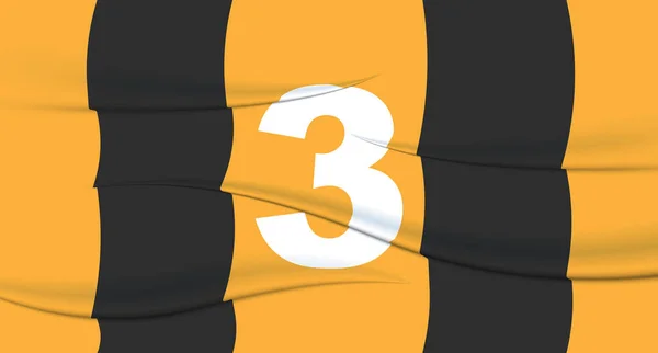 Numero Del Calciatore Arancione Una Maglia Football Stampa Numerata Maglia — Vettoriale Stock
