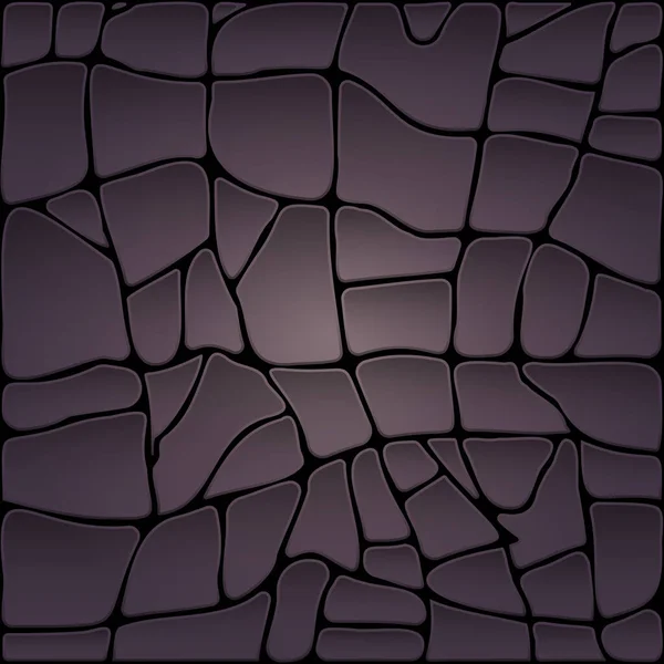 Abstraktní Kamenná Textura Malé Oblázky Pestrobarevných Barvách Kresleném Plochém Stylu — Stockový vektor