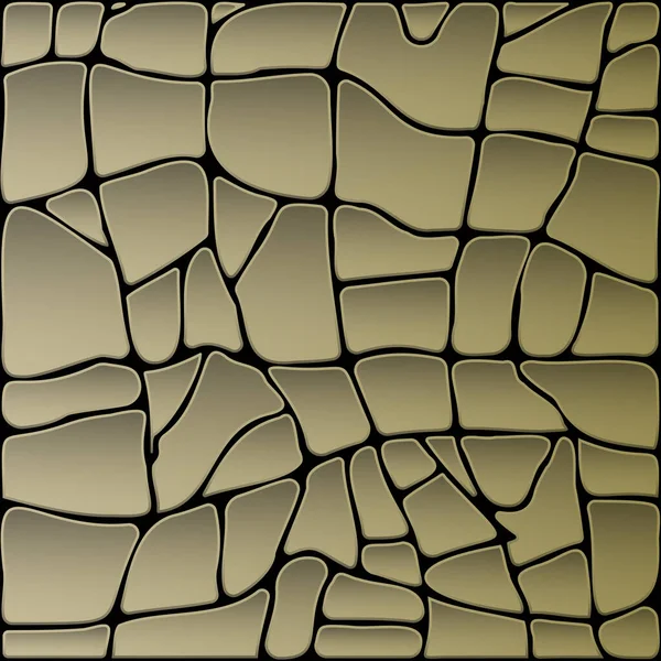 抽象的石头纹理 彩色小鹅卵石 卡通平面风格 泥土的质感 鳄鱼皮 开裂的沥青 — 图库矢量图片