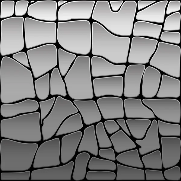 Abstrakt Stenstruktur Små Stenar Flerfärgade Färger Tecknad Platt Stil Jordens — Stock vektor