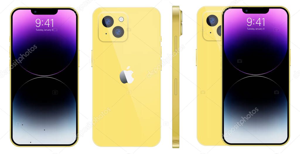 Apple Iphone Smart Phone Disponibile Nel Colore Dorato Nuovo Iphone -  Vettoriale Stock di ©FrameStud1o 664165174