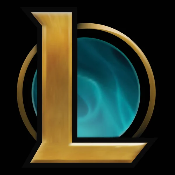 Vector Logo Video Game League Legends Lol Application Logotype Riot — Stock Vector