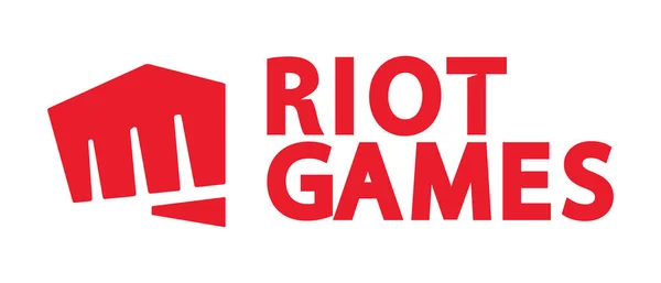 Riot Games Logo Vector Vector Riot Games Editorial Vector Logo — Vettoriale Stock