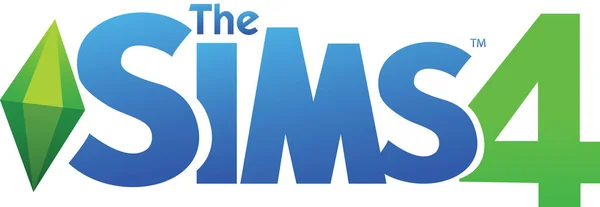 Logo Schriftzug Von Online Spielsims Die Sims Electronic Arts Simulator — Stockvektor