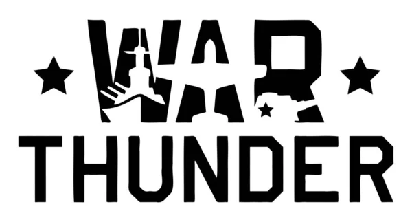 Logo Vectoriel Jeu Vidéo War Thunder Application Vapeur Gaijin Entertainment — Image vectorielle