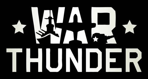 Vektor Logotyp För Spelet War Thunder Ångapplikation Gaijin Entertainment Gaijin — Stock vektor
