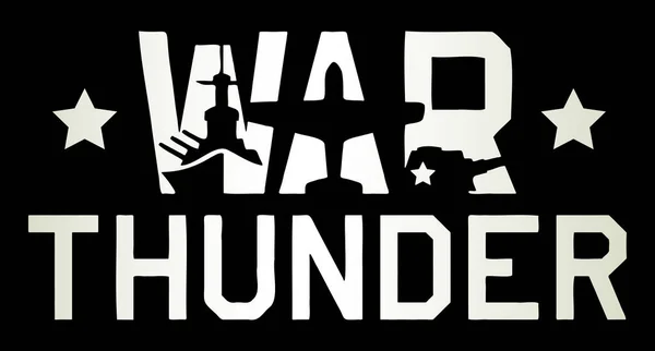 Logo Vettoriale Del Videogioco War Thunder Applicazione Vapore Gaijin Entertainment — Vettoriale Stock