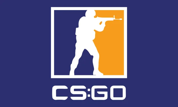 Counter Strike Gioco Tiro Go1 Offensiva Globale Cs2 Logo Vettoriale — Vettoriale Stock