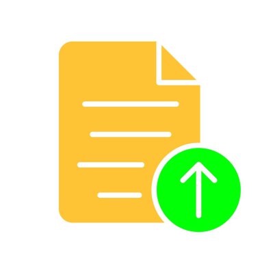 Dosya gönderme satırı simgesi. Bilgi, klasör, belge, iş, bilgisayar, kaydetme. İş ve reklam için beyaz arkaplanda vektör renk simgesi