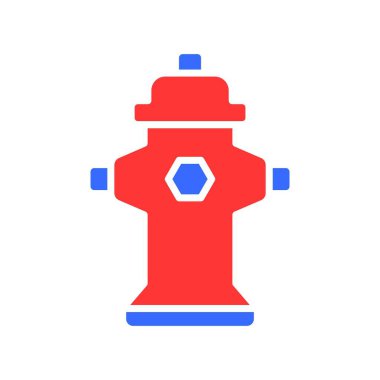 Yangın musluğu çizgi simgesi. Yangın güvenliği, su, yangın söndürme, güvenlik talimatları. İş ve reklam için beyaz arkaplanda vektör renk simgesi.