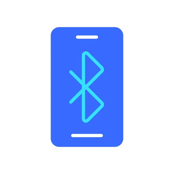 Bluetooth Hat Ikonlu Akıllı Telefon Gadget Sosyal Uygulamalar Internet Teknoloji — Stok Vektör