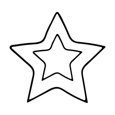 Beytüllahim 'de beyaz arka planda izole edilmiş altın yıldız. Noel konsepti. Din, Tanrı, İsa Mesih, dua, diriliş, Pazar.