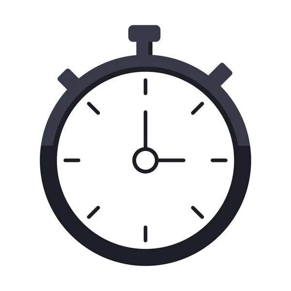 Illustration Minuterie Vierge Heure Chronomètre Réveil Horloge Seconde Heure Minute — Image vectorielle