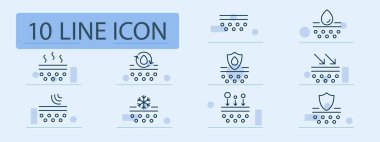 Cilt bakımı simgesi. Temizleme, deri yüzme, nemlendirici, gençleştirme, cilt bakımı, doğal malzemeler. Pastel renk arkaplanı. İş ve reklam için vektör satırı simgesi