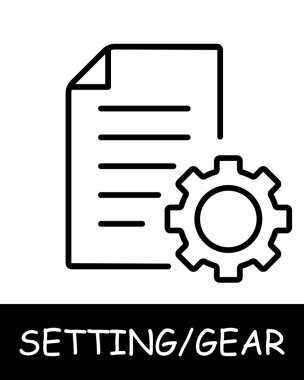 Dosya, klasör, dişli simgesi. Dosya sistemi, metin, veri, hizmet, ayarlama, kullanıcılara platformdaki deneyimlerini özelleştirme olanağı sunuyor. Ayarlamalar ve optimizasyonda yardım.