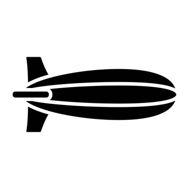 Vatansever balon ikonu. Kırmızı ve mavi renkler. Amerikan kutlamalarının, geçit törenlerinin ve ulusal gururun sembolü..