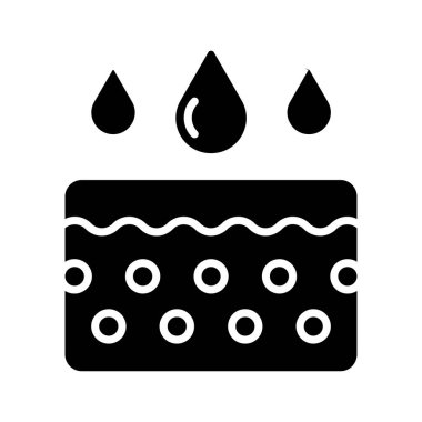 İyileşme kremi ikonu. Temizleme, UVB, AHA, BHA, asit, pul dökücü, nemlendirici, gençleştirici, siyah noktalar, sivilceler, sebum, gözenekler, rejim, epilatör, ultrasonik temizlik, krem, güneş soğuğu koruması