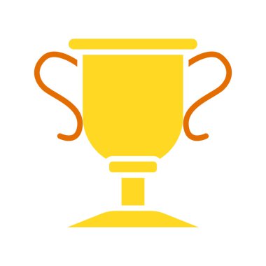 Kupa seti simgesi. Altın kupa, siyah taslak, ödül, ödül, zafer, başarı, rekabet, tanınma, başarı, şampiyon, kutlama.